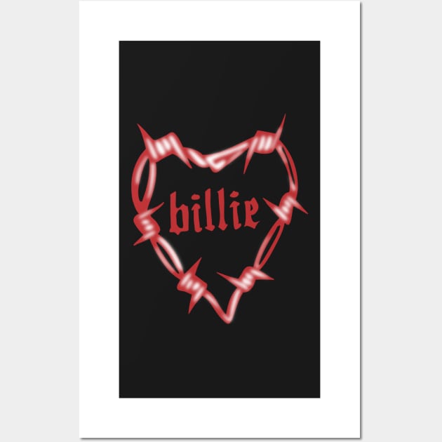 billie heart spikes Wall Art by saraholiveira06